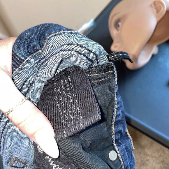 Club Monocojeans  Edie Modern Flare low rise medium wash wide leg SZ 29" - Picture 7 of 11